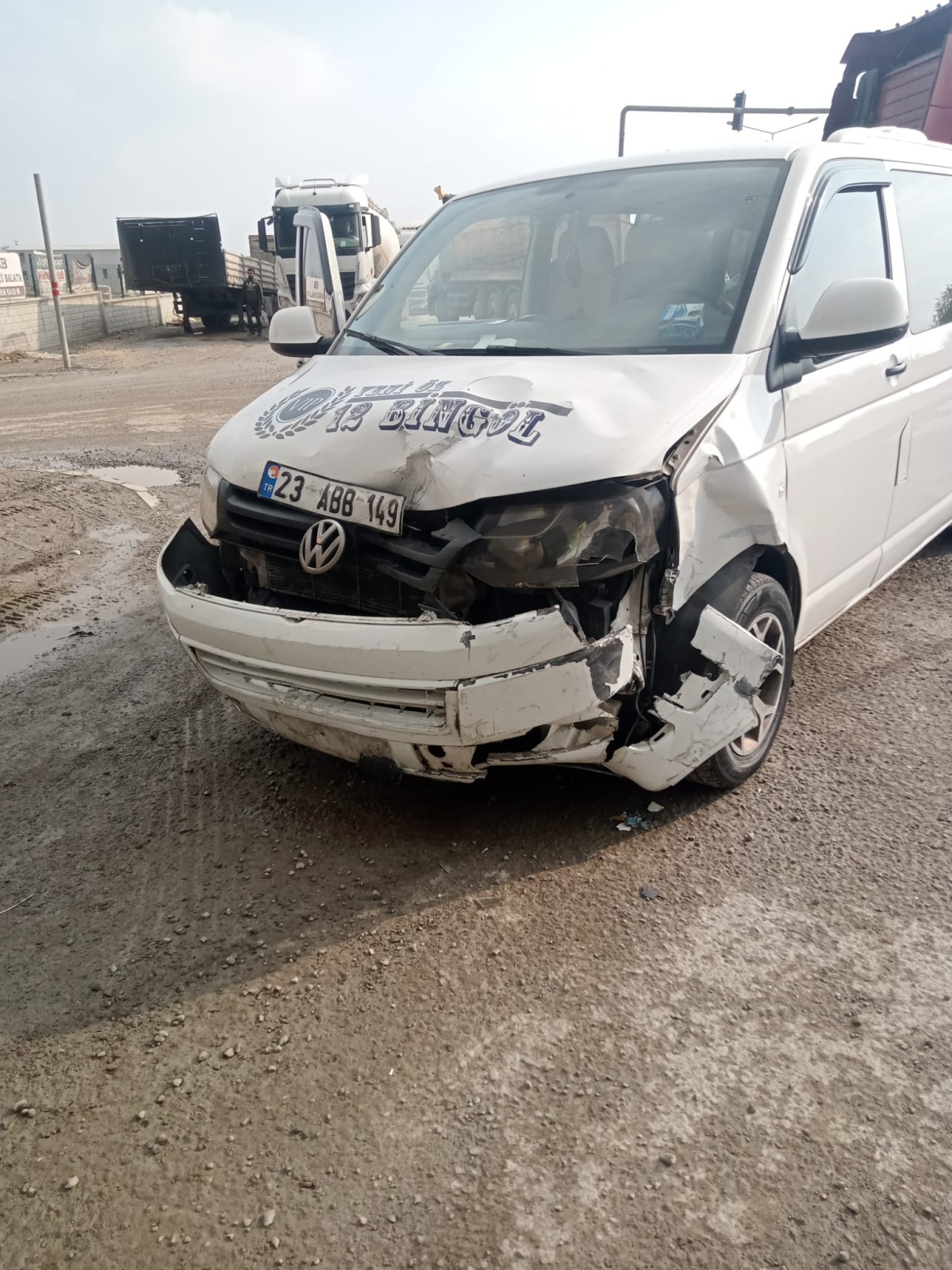 Elazığ'da kaza:2 yaralı