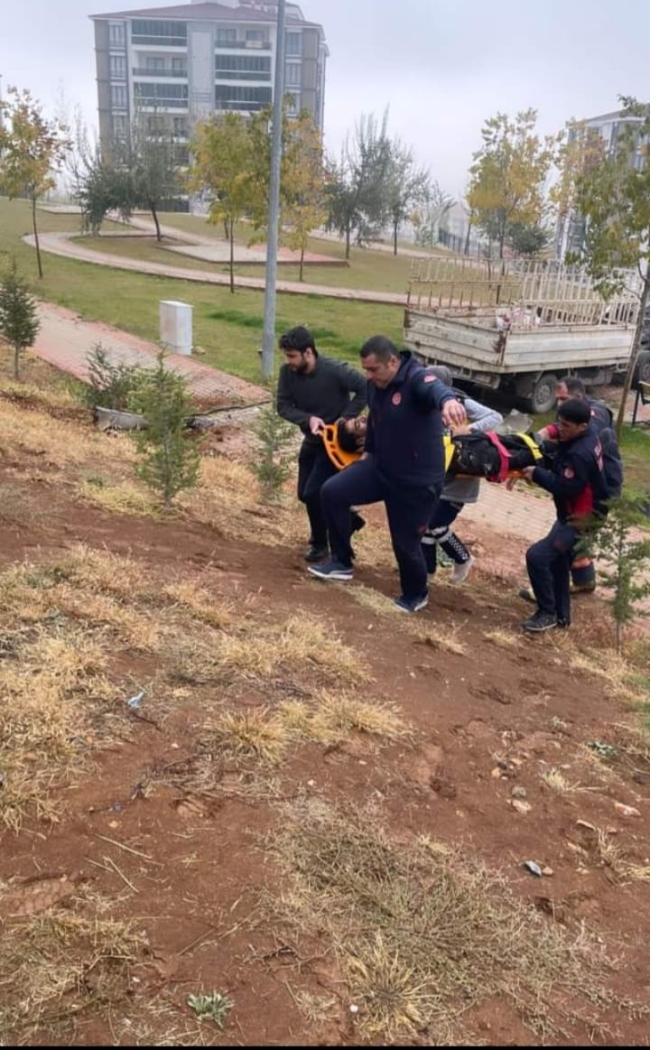 Elazığ'da pikap çocuk parkına daldı: 1 yaralı