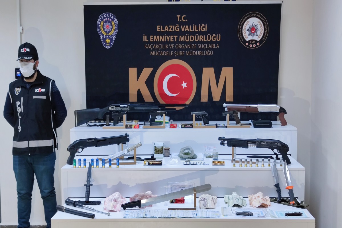 Elazığ'daki 'Silindir' Operasyonu'nda 22 şüpheli gözaltına alındı
