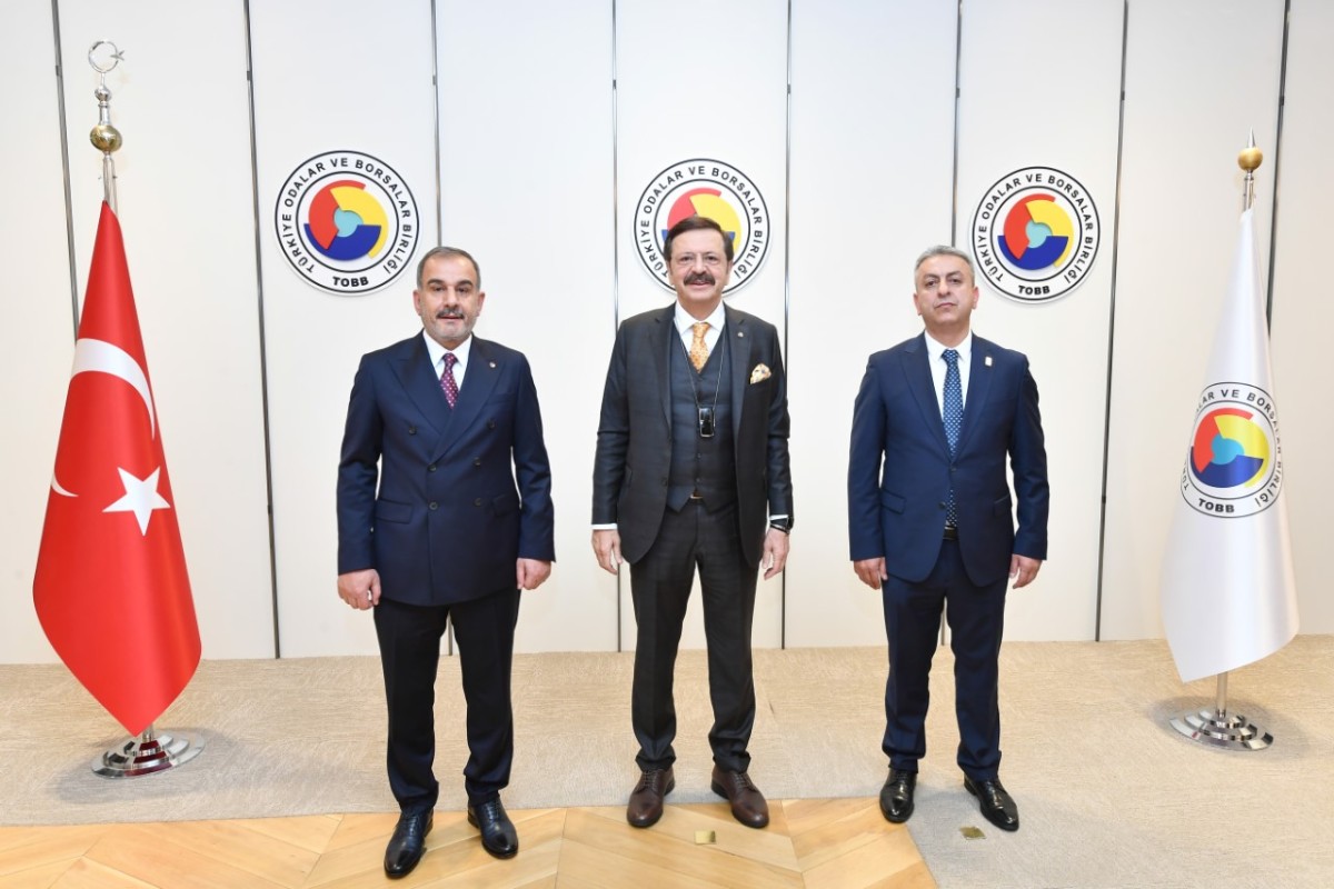 Elazığ Ticaret ve Sanayi Odası TOBB Başkanı Rifat Hisarcıklıoğlu’nu Ziyaret Etti