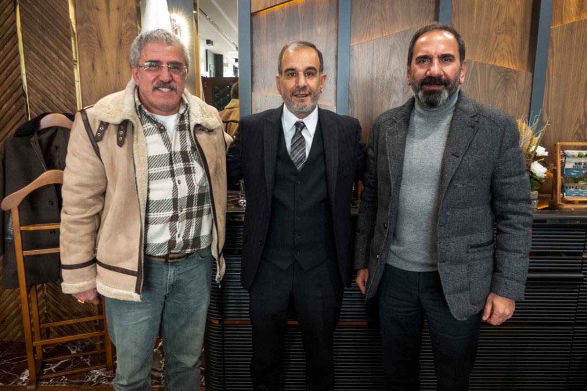 Sivasspor Kulüp Başkanı Mecnun Otyakmaz, Başkan Alan’ı ziyaret etti.