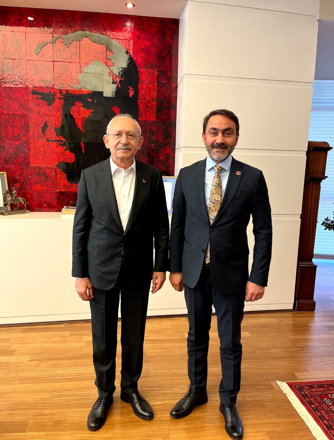 CHP İl Başkanı Duran, Genel Başkan Kılıçdaroğlu ile bir araya geldi
