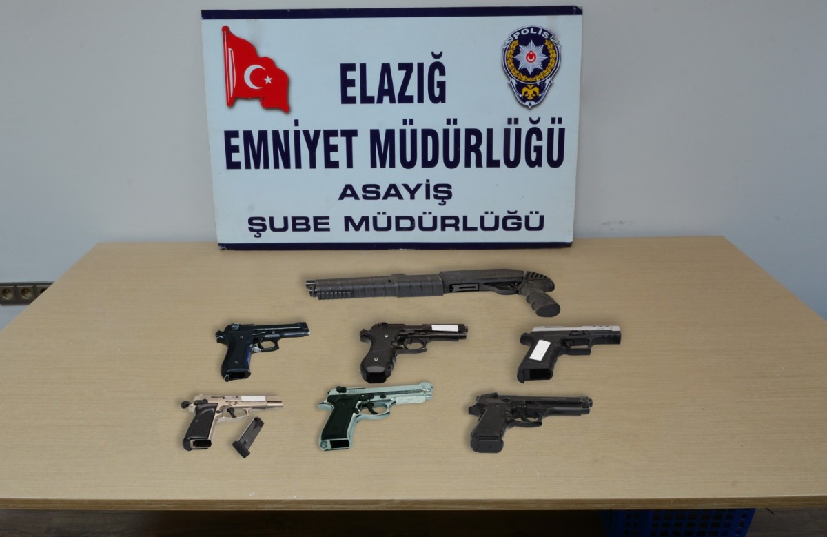 Elazığ'da asayiş operasyonlarında 35 şüpheli tutuklandı