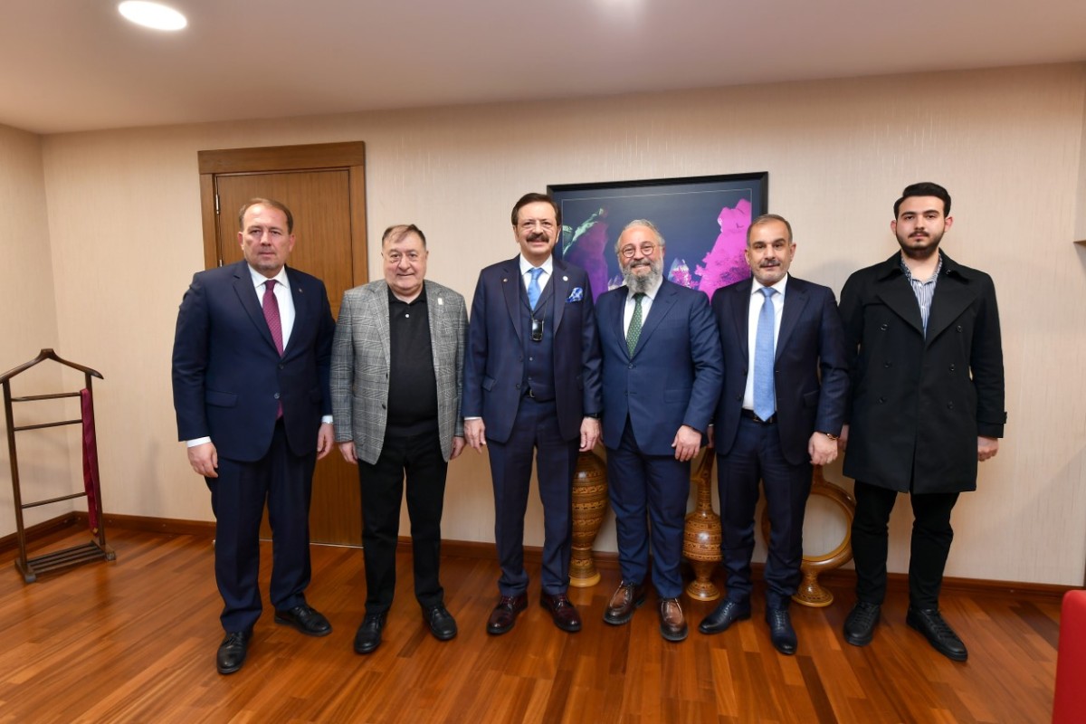 ETSO Başkanı  Alan, TOBB Başkanı Hisarcıklıoğlu’nu ziyaret etti